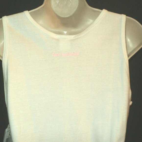 New Balance NEW Tank Top Size L with Embroidered Pink Breast Cancer Ribbon - Picture 6 of 9